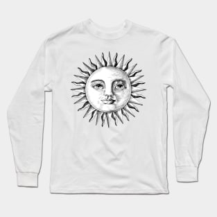 Sun Face Long Sleeve T-Shirt